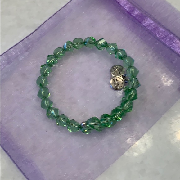 Alex and Ani Jewelry - Alex and Ani Green Crystal Bracelet